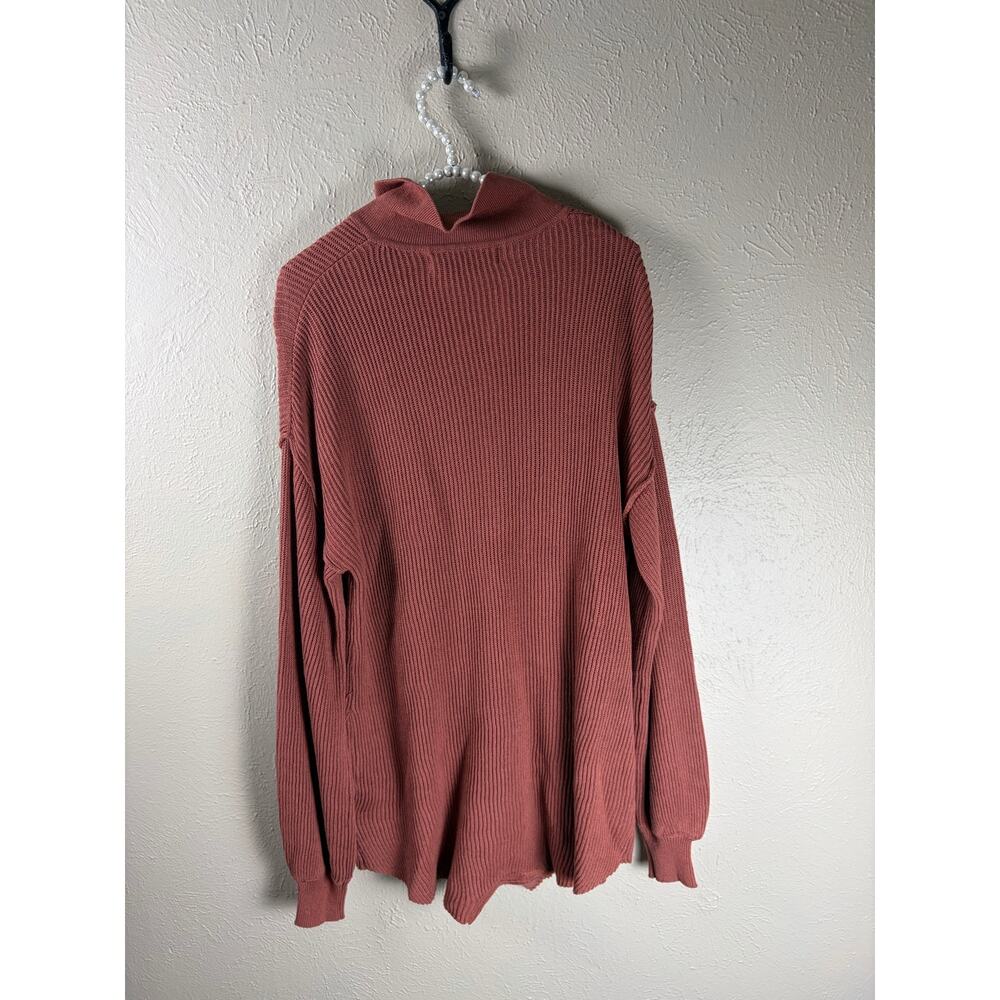 NEW Free People Beach XS Sweater Mini Dress Canyon Sunset Knit Lagenlook Boho - Picture 6 of 8